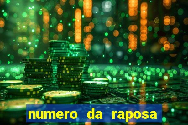 numero da raposa jogo do bicho